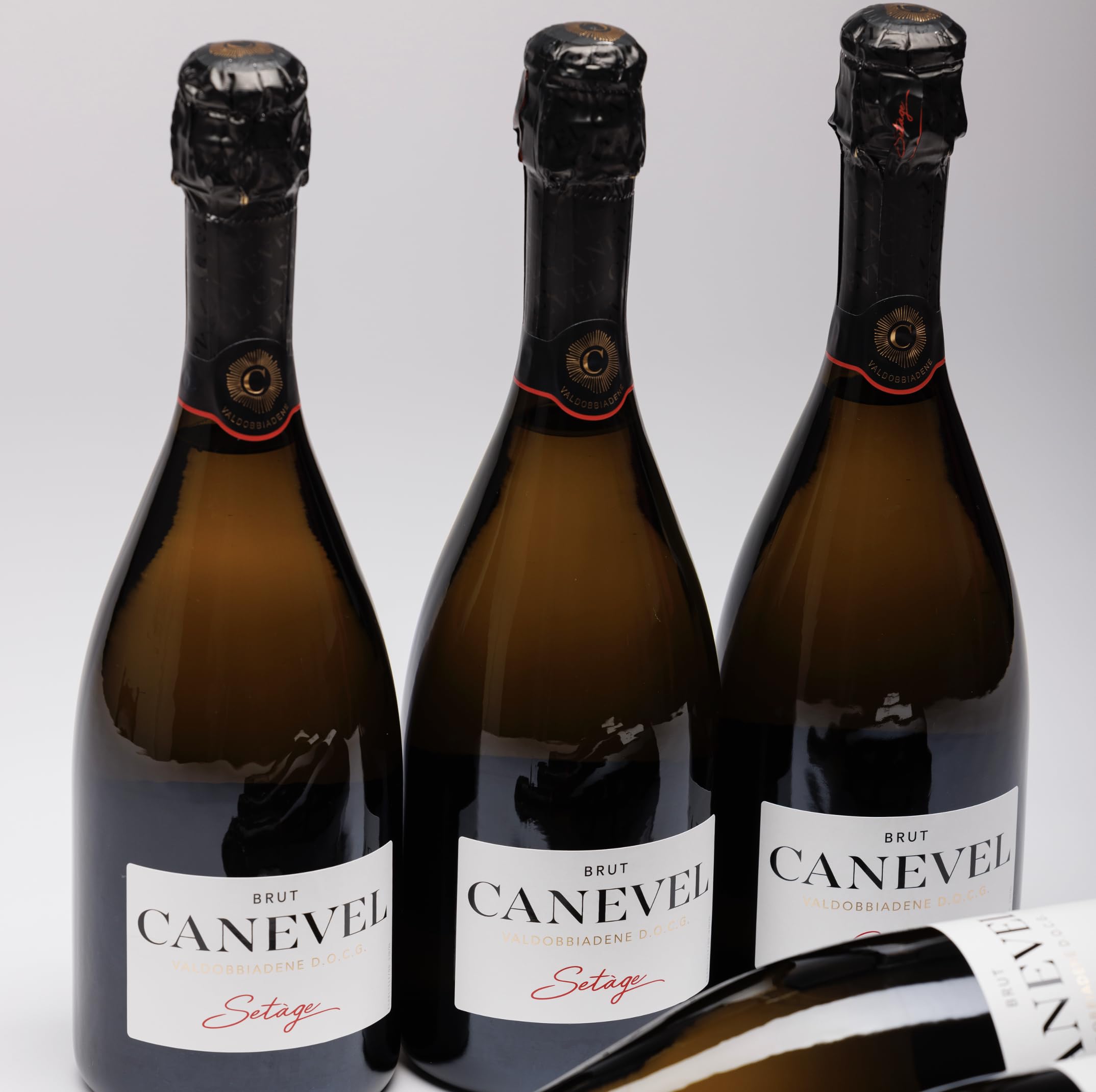 CANEVEL "SETÀGE BRUT" 2024 | Valdobbiadene Prosecco Superiore DOCG | 6x750 ml | Paquete 6 botellas