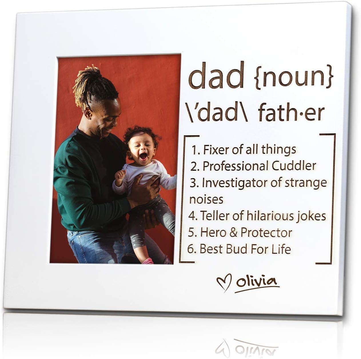 Dad Defined Personalized Picture Frame