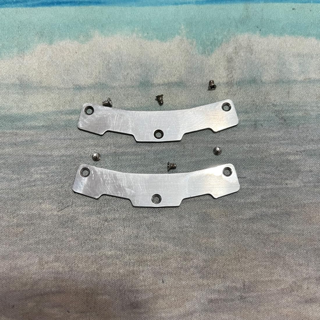 Replacement Gaskets for Garmin Vector 3 3s Power Meter Pedals Stainless Steel Gasket with Screws Bike Bicycle Repairs Accessories (2 PCS)