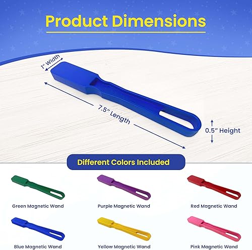 Miniatura 5 de Juego de 7 varitas magnéticas de bingo fabricadas en Estados Unidos por MR CHIPS