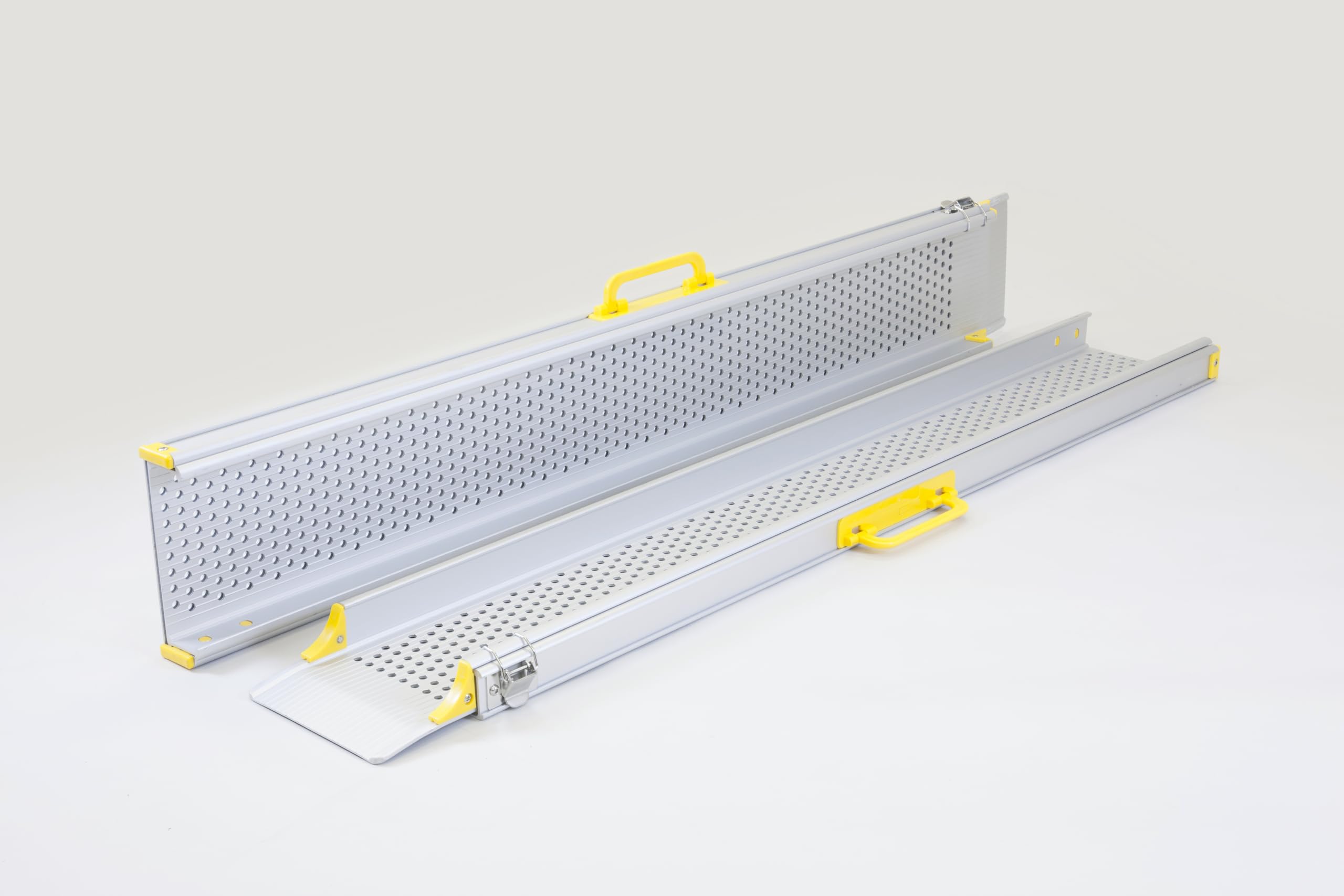 The Ramp People Silver Adjustable Telescopic Wheelchair Ramps 6Ft - 12Ft (12Ft / 3.5M) - Access Ramp For Steps