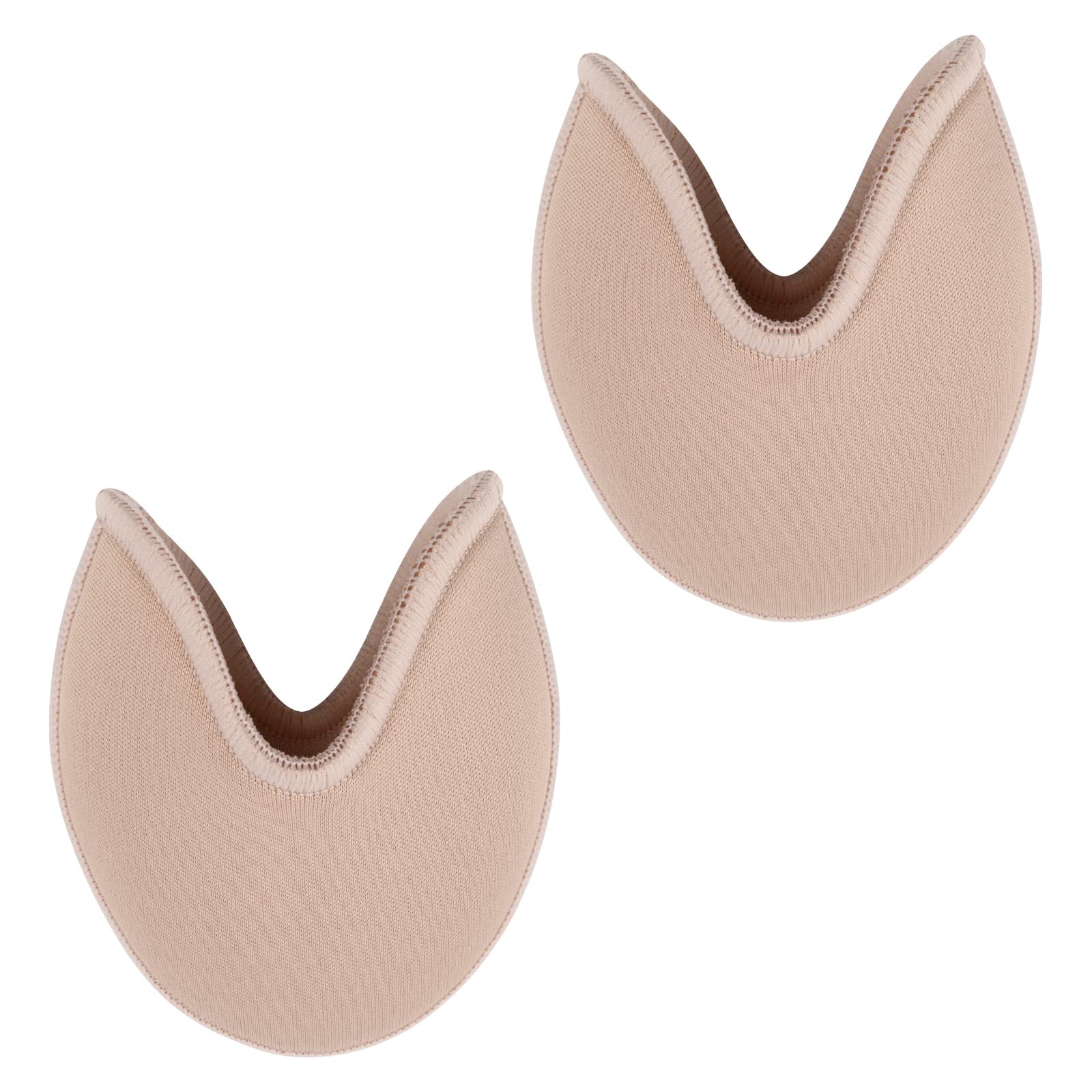 Cosmos 1 Pair Ballet Pointe Shoe Sock - Ballet Dance Pointe Toe Pads Pouch, Knitted Fabric Soft Spong Toe Covers, Relief Forefoot Pain Protect Toes for Point Shoes (Low Cut Crescent Pads)