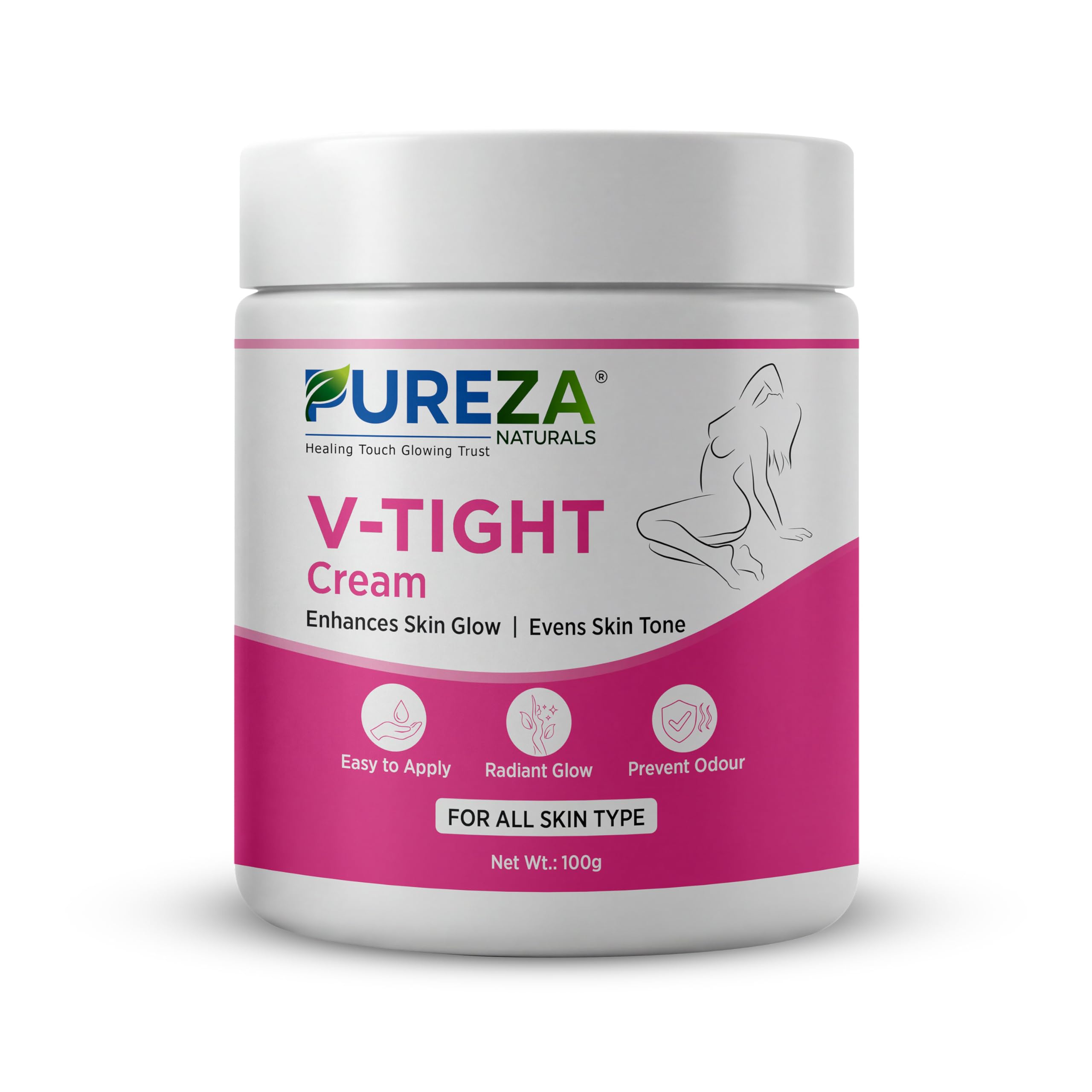 V-Tight Cream 100 g for Women | Herbal Intimate Skin Care Cream | Moisturizing & Nourishing Formula | Daily Feminine Care | 100 g-image-24