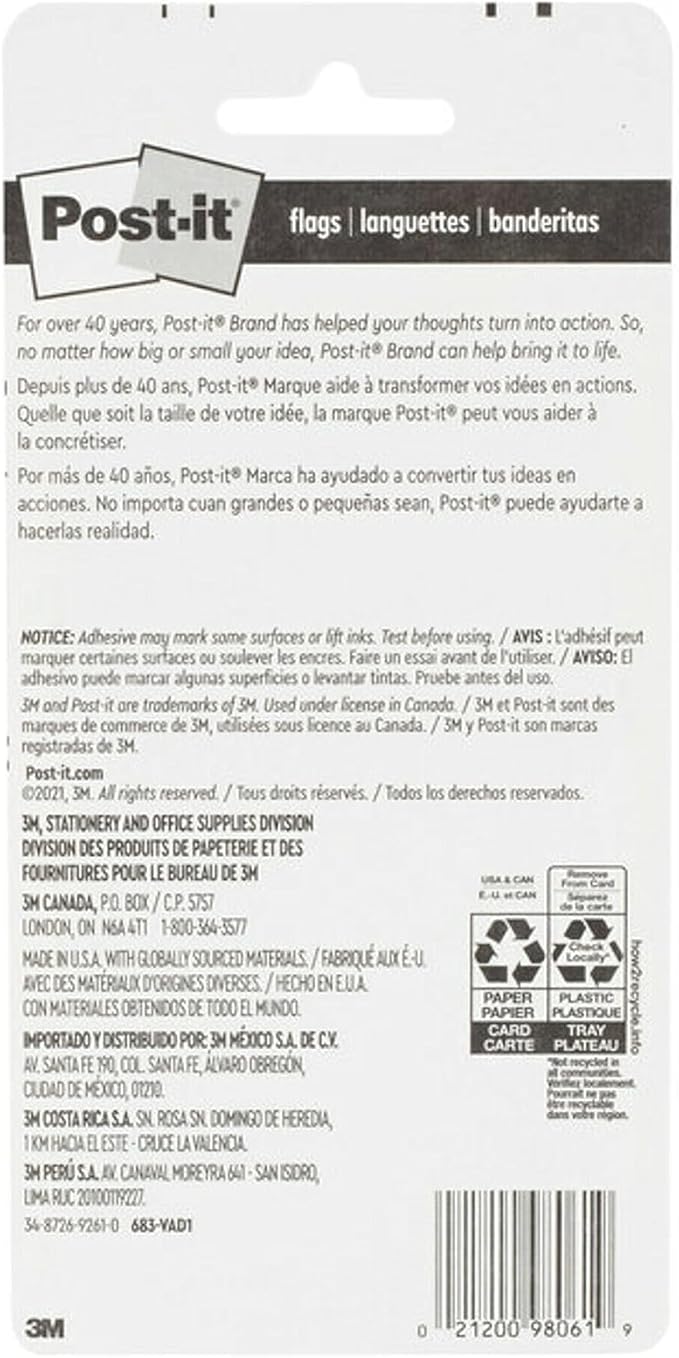Banderitas Adhesivas 280 Surtido miniatura 12