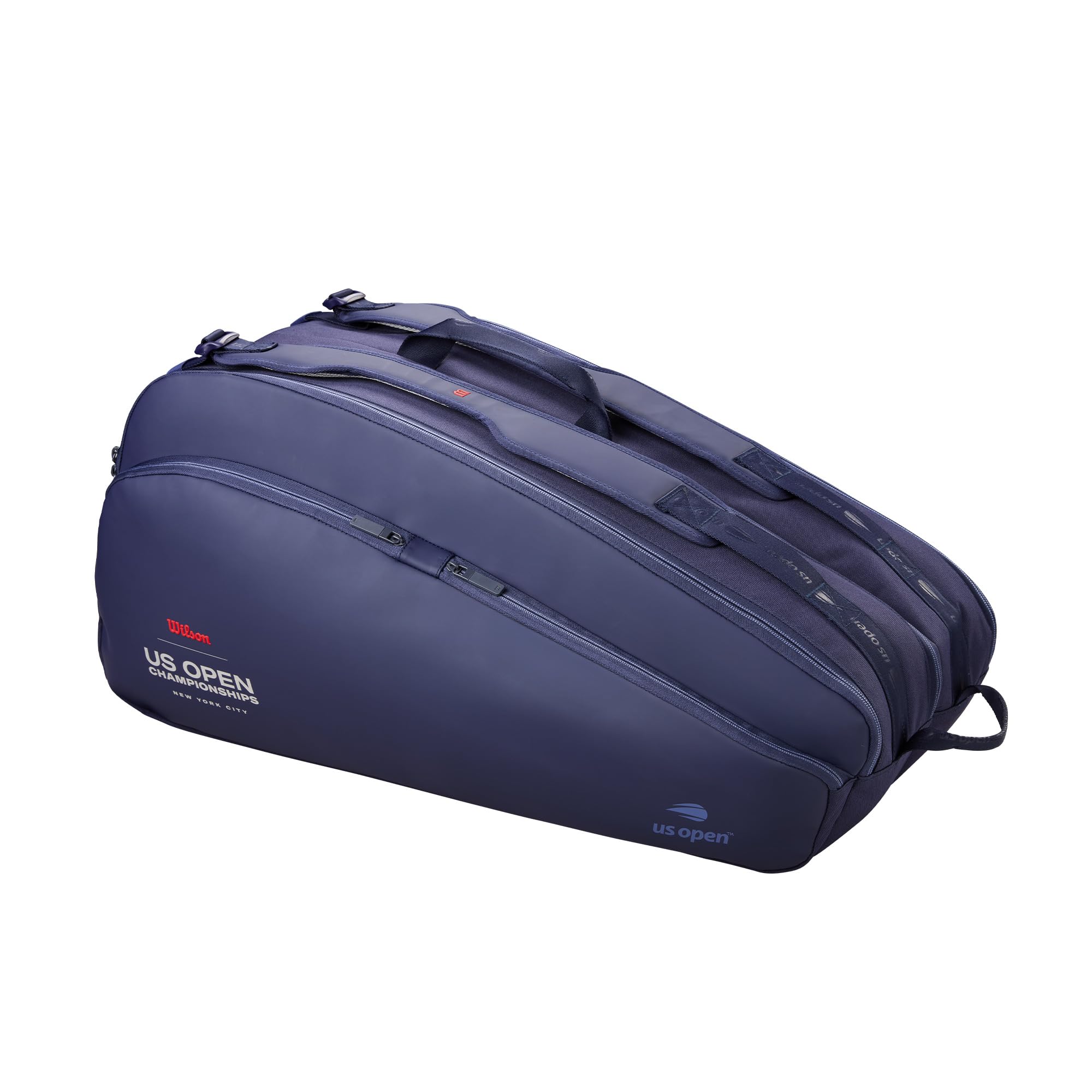 WILSON 2025 US Open Tour Tennis Racket Bag - Navy, Holds up to 12 Rackets — image 1