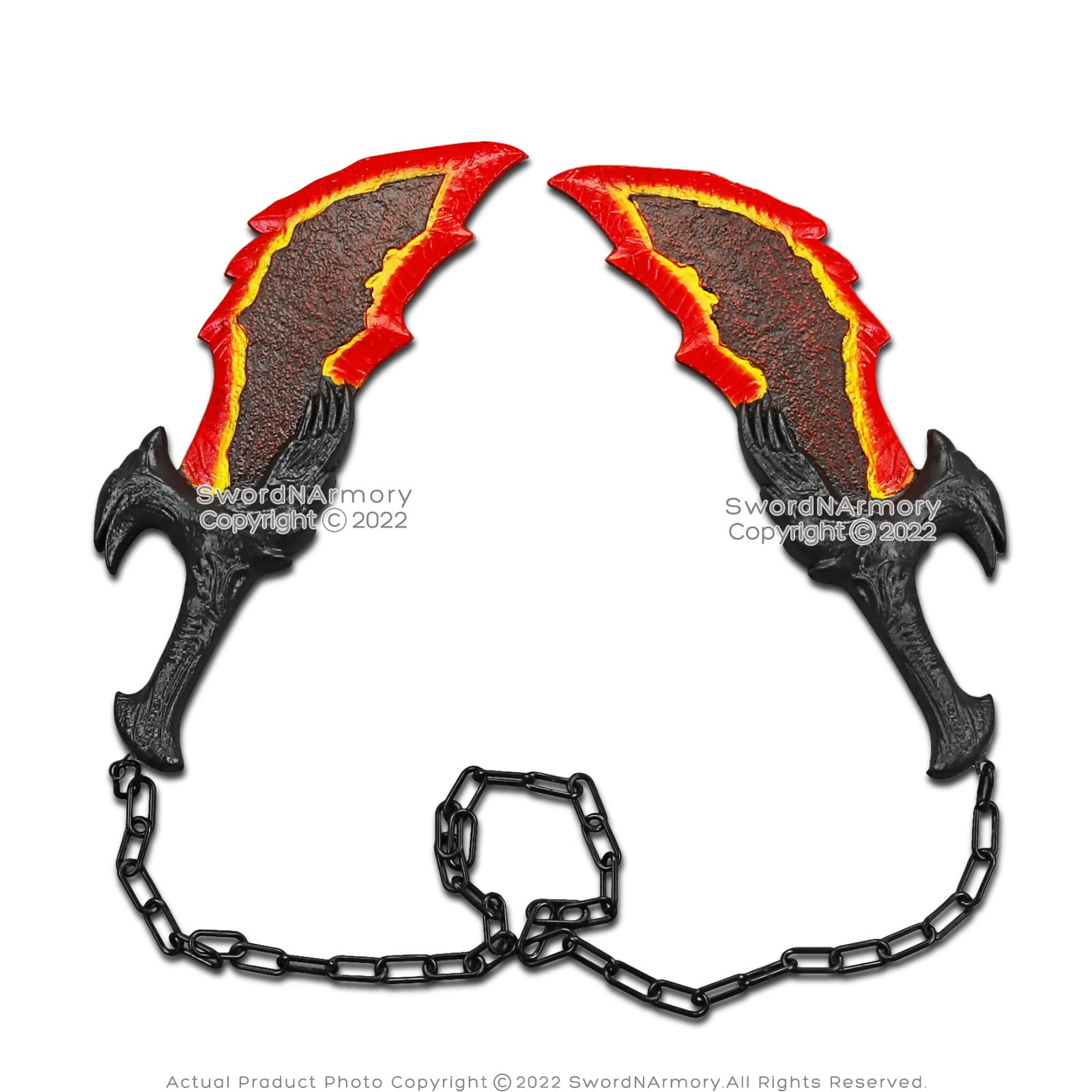 Kratos Chain Blades Of Athena Cosplay Prop - God Of War Ares Video Game Weapon Replica, 17" Length - View #13