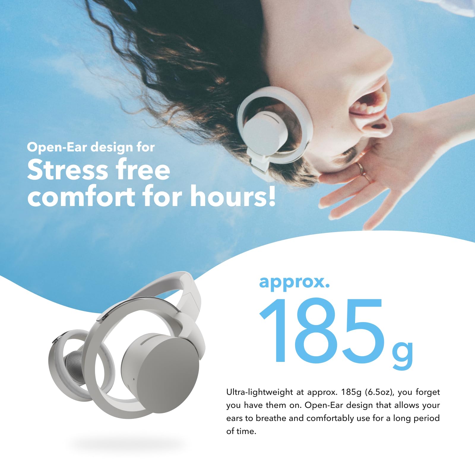 nwm ONE Wireless On-Ear Speakers (Open Ear Headphones) Prevent