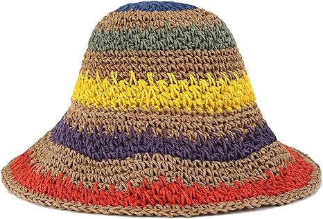 Beach Foldable Straw Sun Hat Sun Cap 