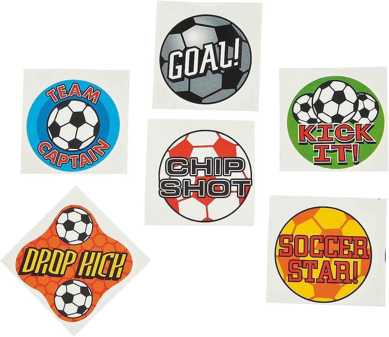 Fun Express Temporary Soccer Tattoos (6 Dozen)