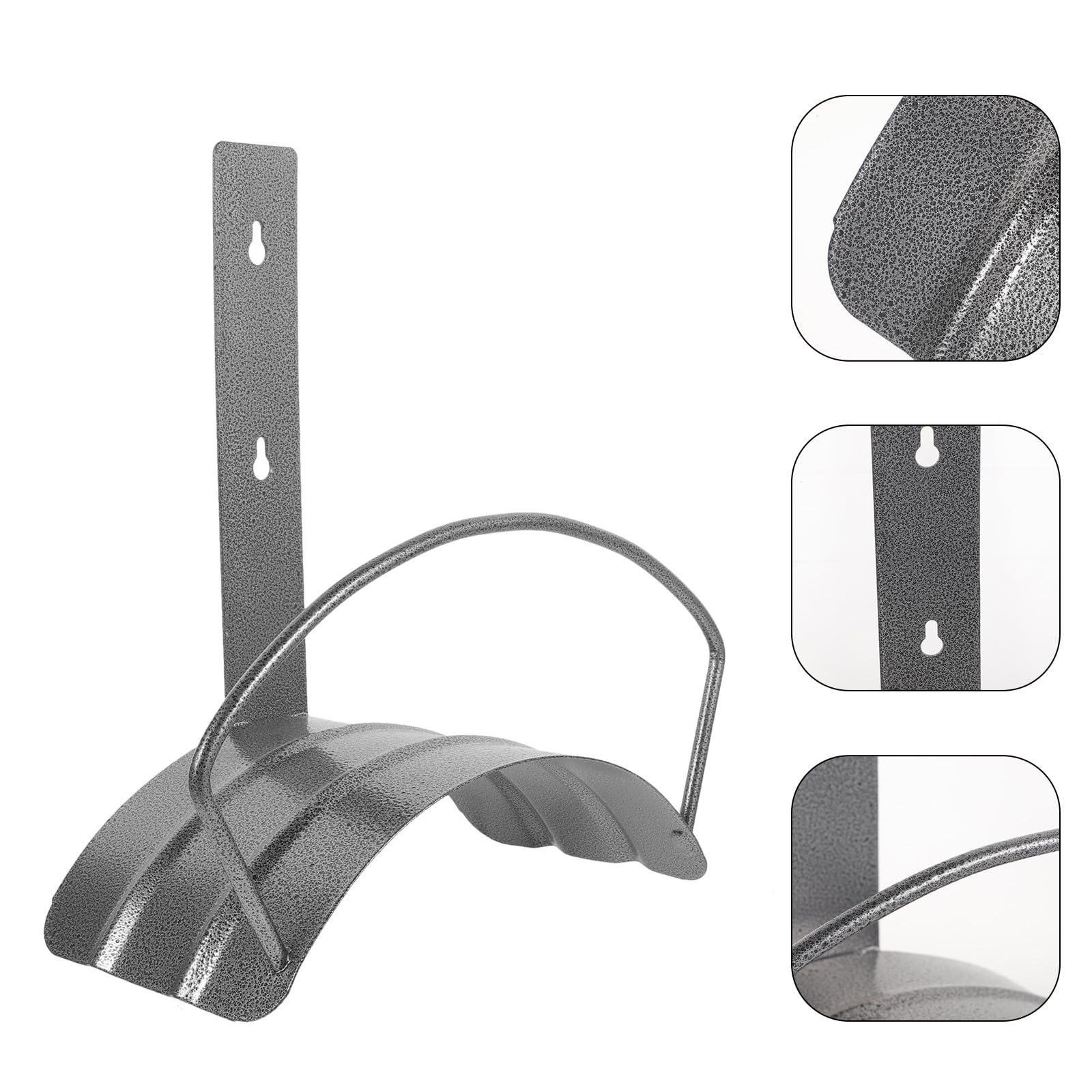 Alipis Support Mural Étagère de Rangement en Fer Robuste pour Tuyau D'arrosage Facile à Installer, pour Organiser Le Jardin et L'arrosage Extérieur