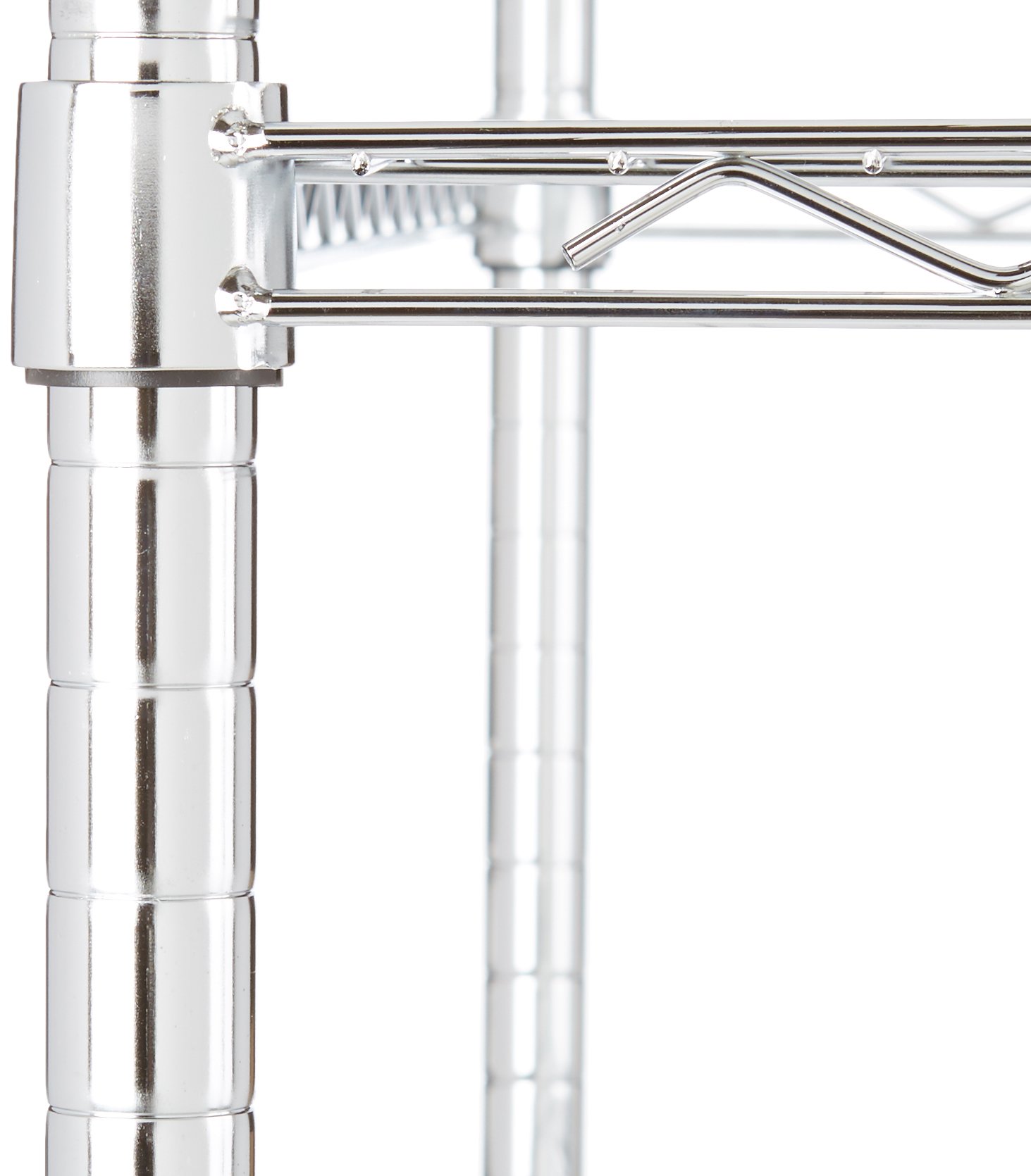 Kit Closet 2060010003 - estantería metálica 3 baldas cromo 90x90x35