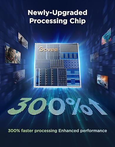 Miniatura 8 de Govee Retroiluminación de TV 3 Pro con cámara triple HDR, tira de luces LED RGBWWIC 5 en 1 de 11.8 pies que cambian con televisores de 55 a 65