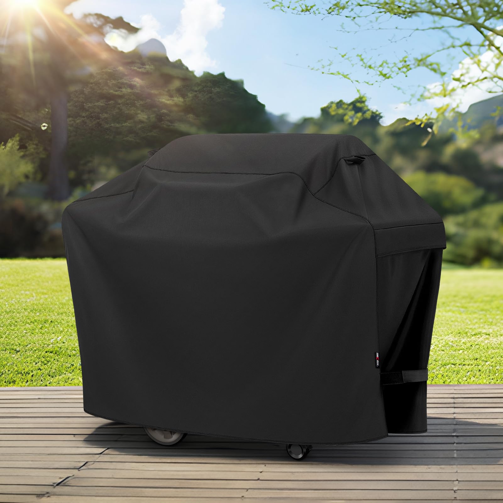 Unicook Heavy Duty Waterproof Barbecue Gas Grill Cover, Small 50-inch BBQ Cover, Special Fade and UV Resistant Material, Fits Grills of Weber Char-Broil Nexgrill Brinkmann and More, 50"W x 22"D x 40"H