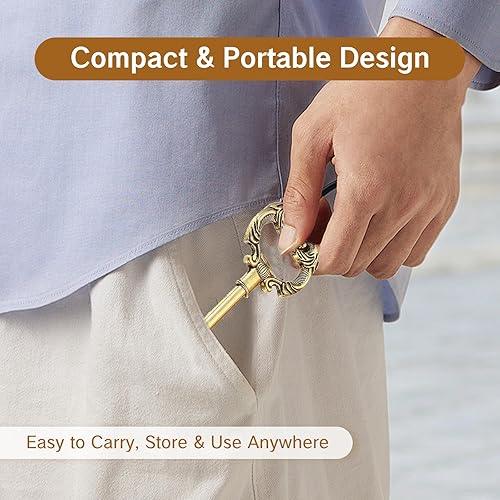 Miniatura 4 de Abridor de botellas con llave vintage para bar, estilo antiguo, cerveza, vino, tradicional, festival, cena, diseño fresco, bartenders, herramientas