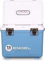 Vista 15 de Engel UC7 7.5qt a prueba de fugas, hermético, enfriador de caja de secado y pequeña lonchera rígida para hombres y mujeres