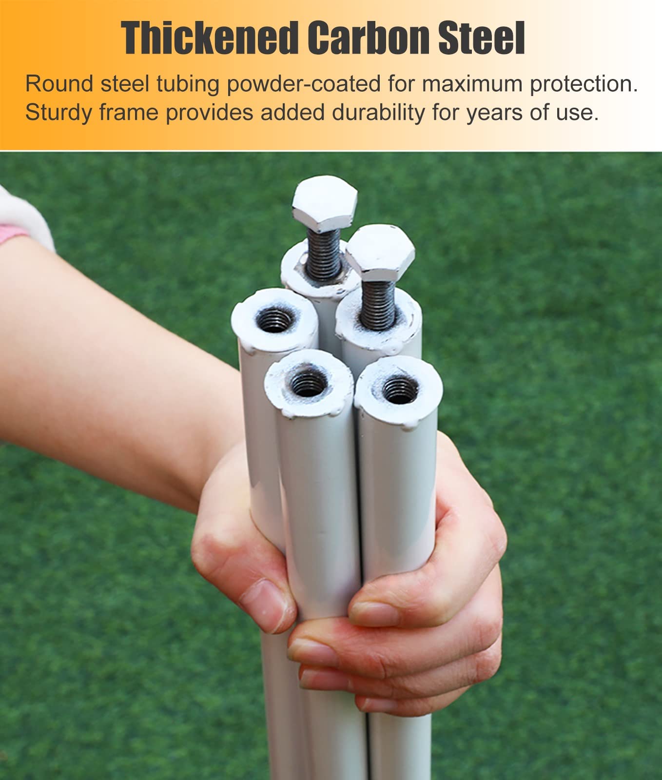 FAXIOAWA Dubbelzijdige 4-laags basketbalopslagrekken Stand, Indoor Outdoor Vertical Rolling Sports Ball Storage Cart op vergrendelbare wielen, capaciteit Meer Dan 35 ballen (kleur: Wit, maat: M)