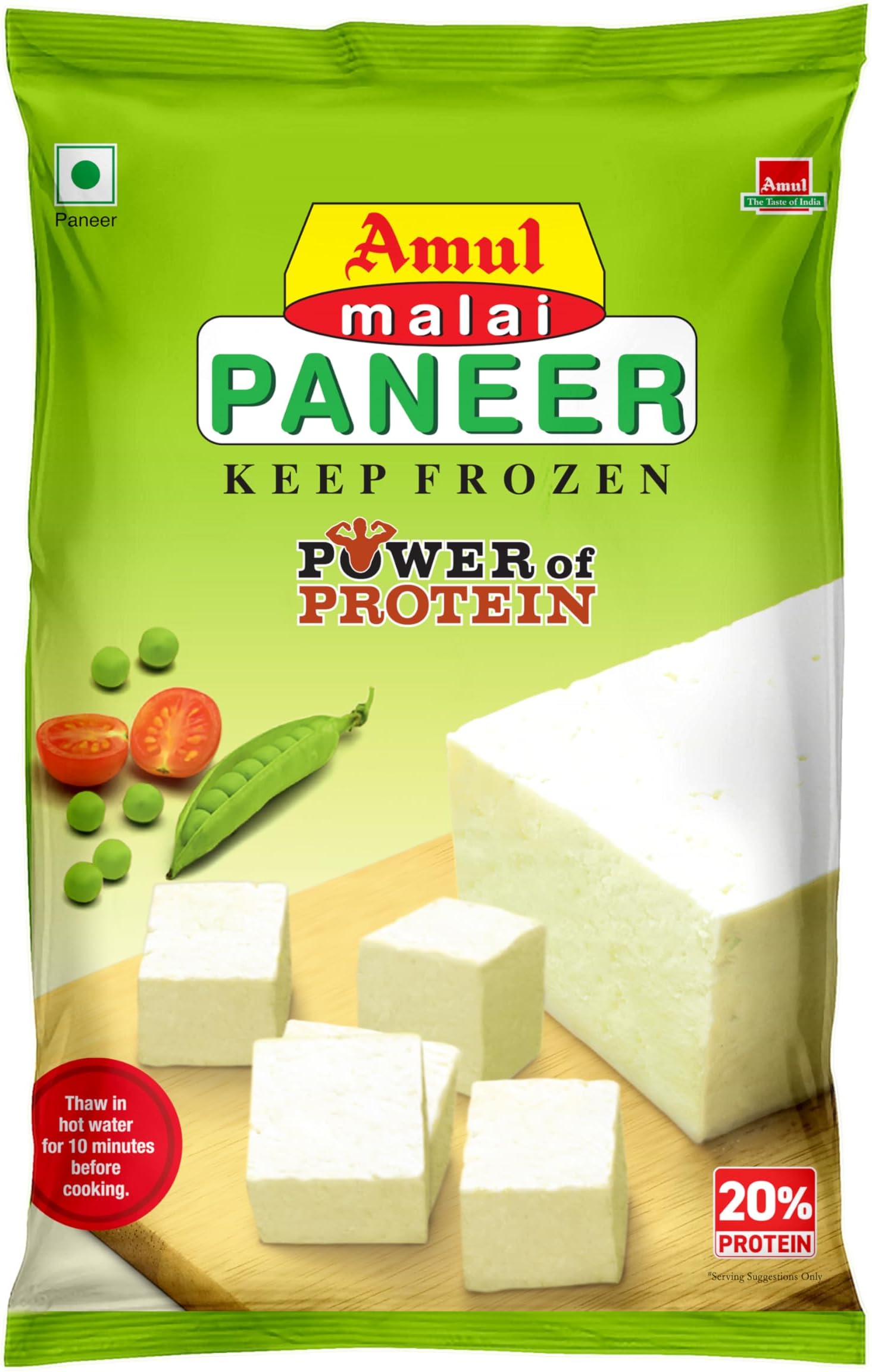 Frozen Paneer Cubes, 200 gm