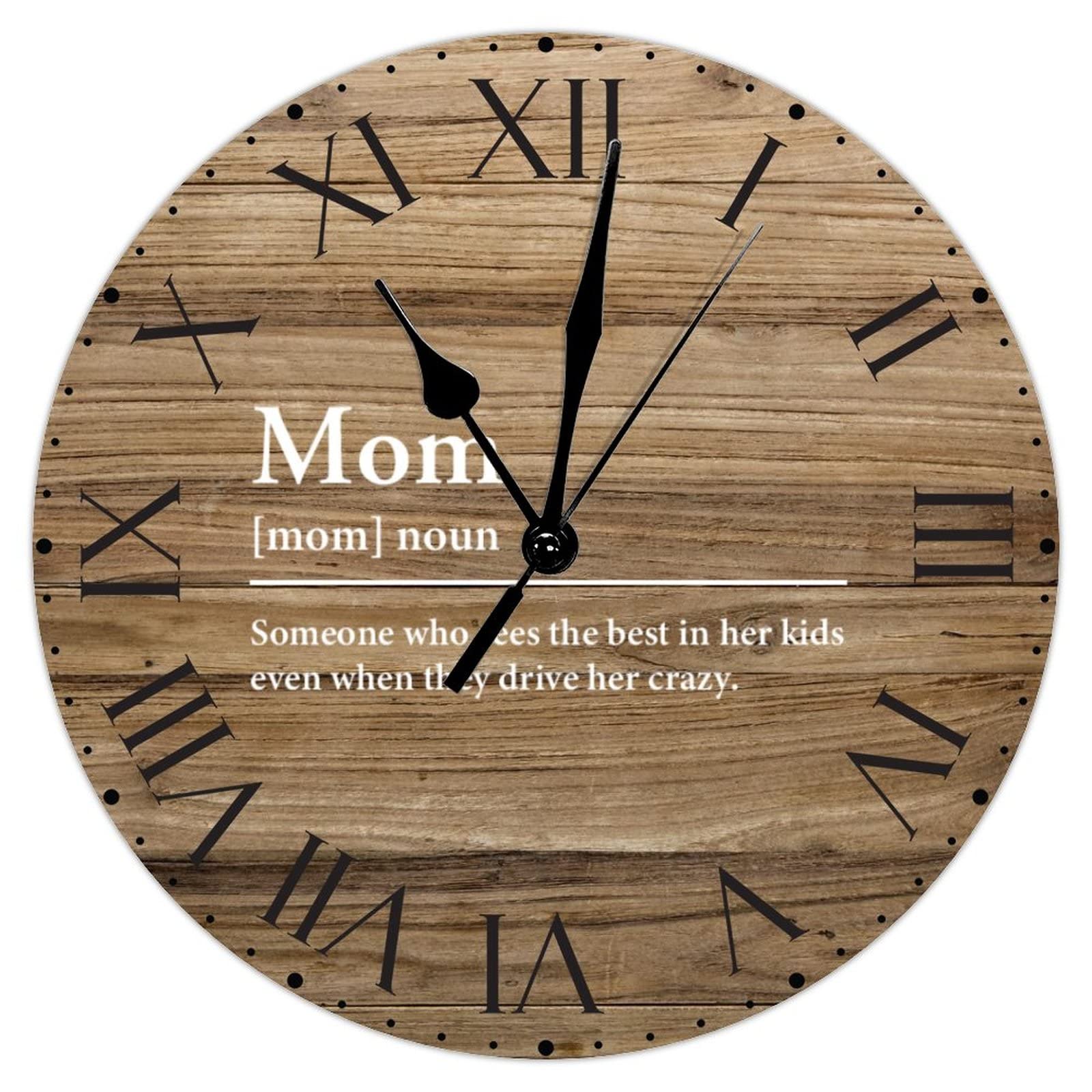 Horloge murale avec définition anti-bruit pour retrouver le sommeil