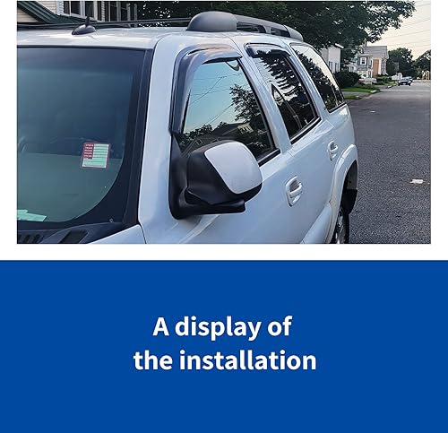 Miniatura 5 de Gldifa - Protector de lluvia para ventanas 4 unidades