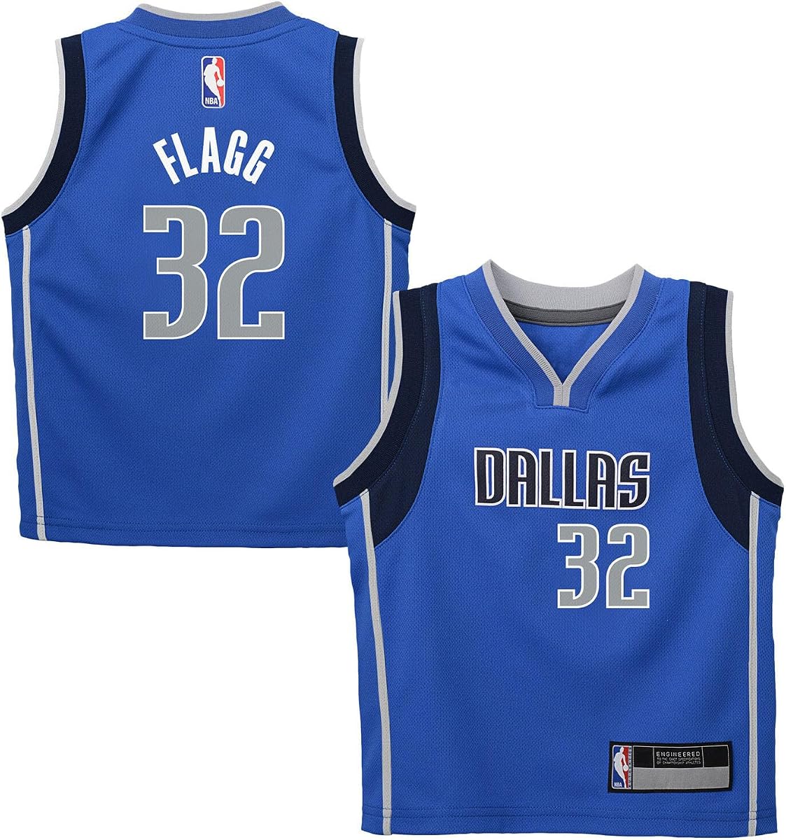 Cooper Flagg Dallas Mavericks NBA Kids 4-7 Blue Icon Edition Player Jersey
