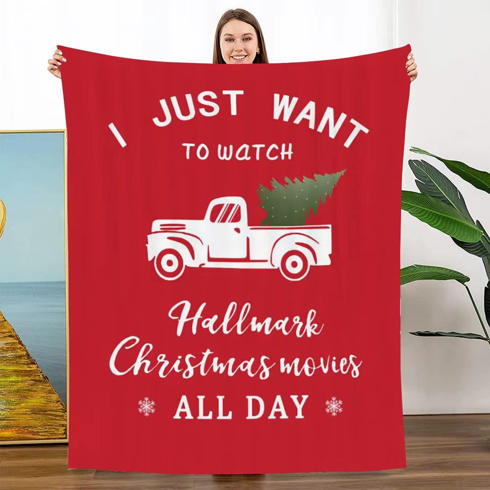 Photo 1 of **SMALL** Christmas Throw Blanket, 50" X 60"