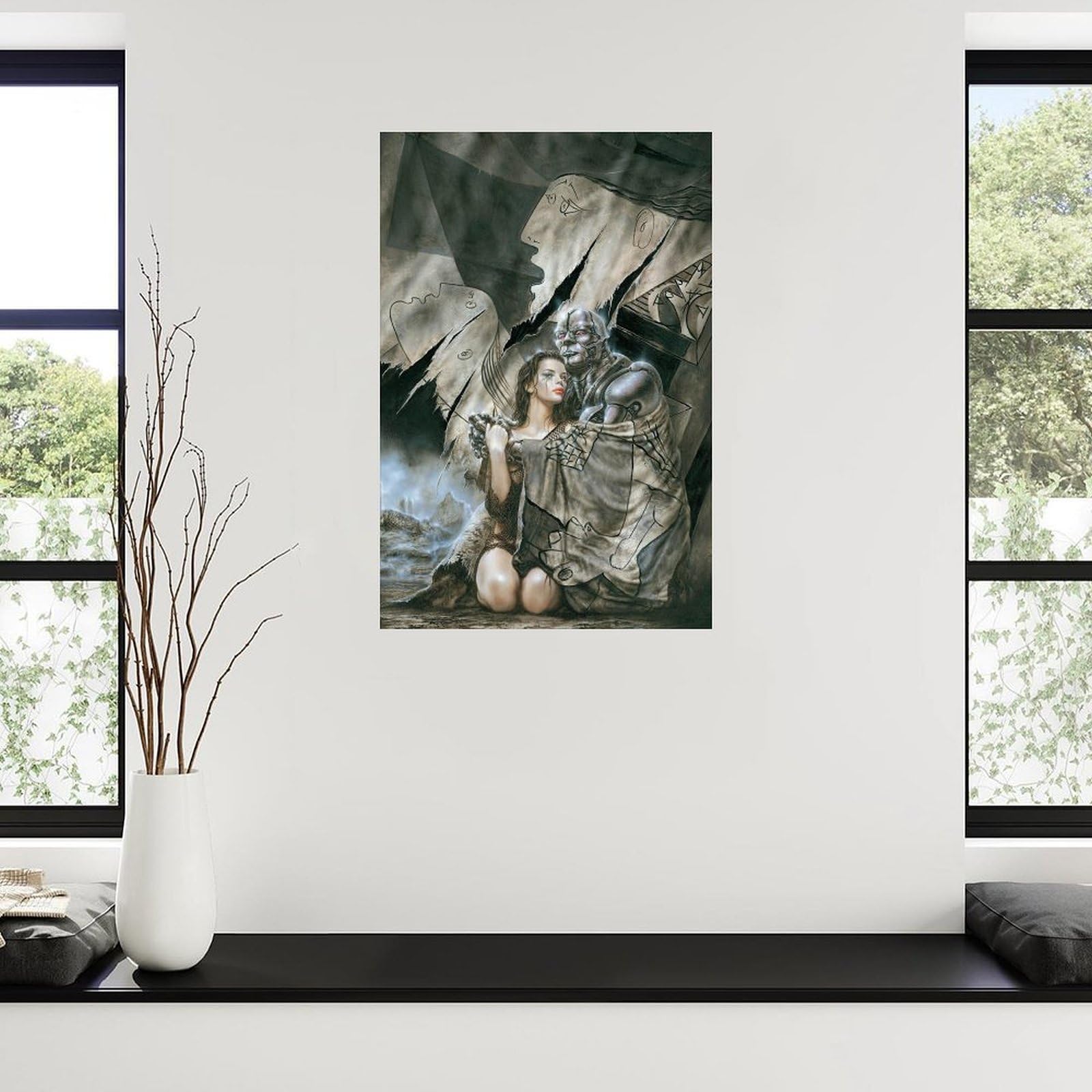 Amazon.com: LHGVQXZA Luis Royo Painting Art Poster Image