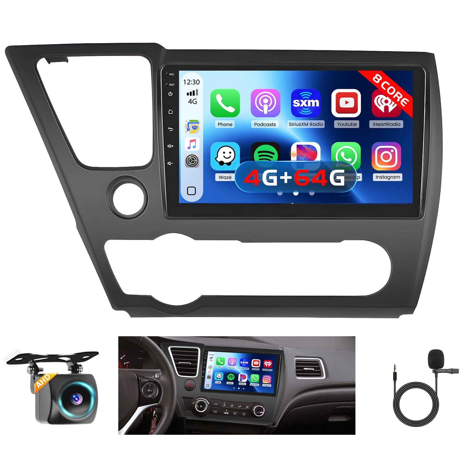 Amazon.com: 8 Core 4+64GB Android 15 Car Stereo for 2013-2017