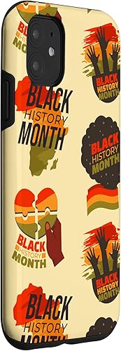 Miniatura 9 de Funda con patrón del orgullo africano del mes de la historia negra para iPhone 14 Pro