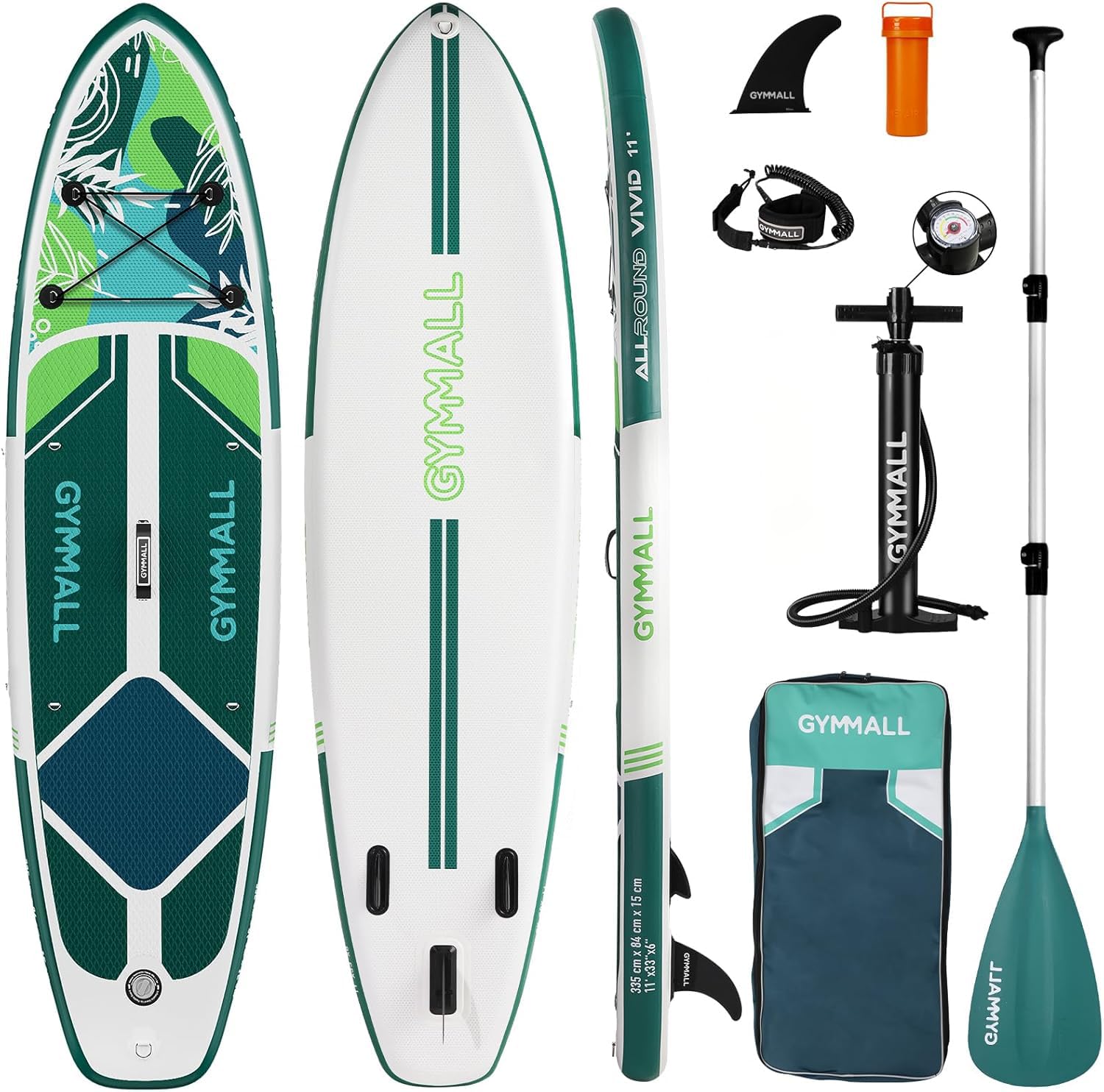 SUP Gonfiabile, Tavola SUP Gonfiabile per Adulti e Ragazzi di Tutti i Livelli, Design Ampio e Antiscivolo della Tavola, con Accessori Premium e Borsa Storage Inclusi