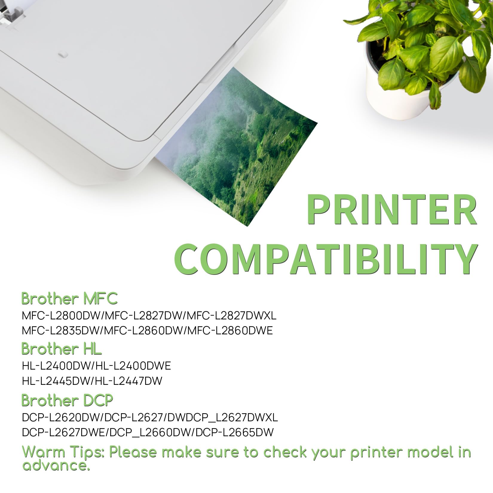 Veson TN2510XL Toner Kompatibel für TN2510 XL Toner für Brother HL-L2400DWE – Bild 2
