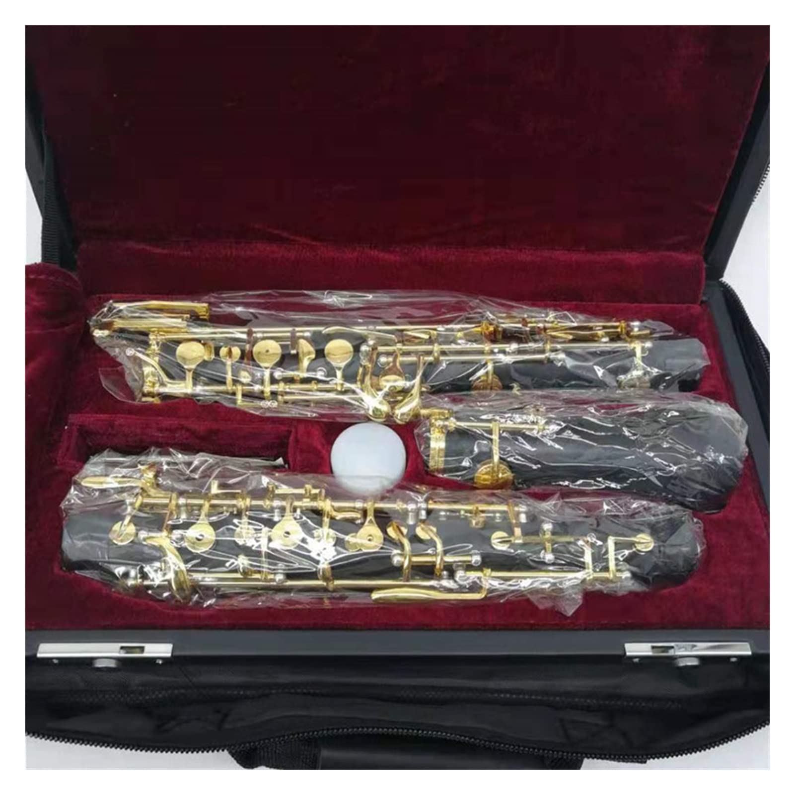 Strumento Oboe Tasti Placcati in Oro Semiautomatici Oboe Adatti per Prestazioni Orchestra Principiante di Oboe