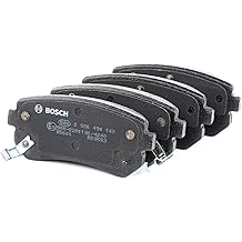 Bosch BP1051 - Brake Pads Car Rear Axle - Bosch Quality - Reduced Noise and Dust - ECE-R90 Certified - Copper-Free - 1 Set of 4 Pads