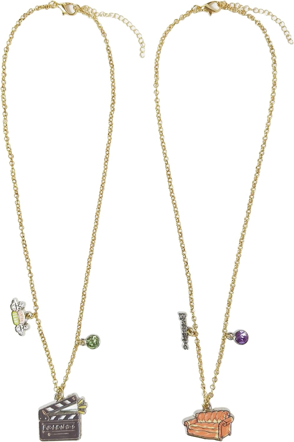 LUV HER Friends BFF Necklace Set, Girls and Boys Friendship Gift for Ages 3+ - Image 4