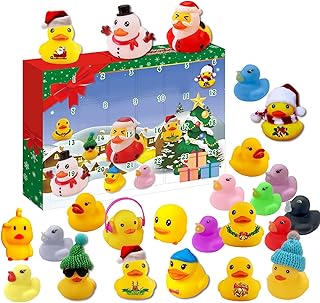 Baby Advent Calendar | Advent Calendar Kids | Rubber Duck Advent Calendar 2023 | Christmas Rubber Ducks Advent Calendar Kids | Christmas Baby Advent Calendar | Rubber Ducks Christmas With 24 Ducks