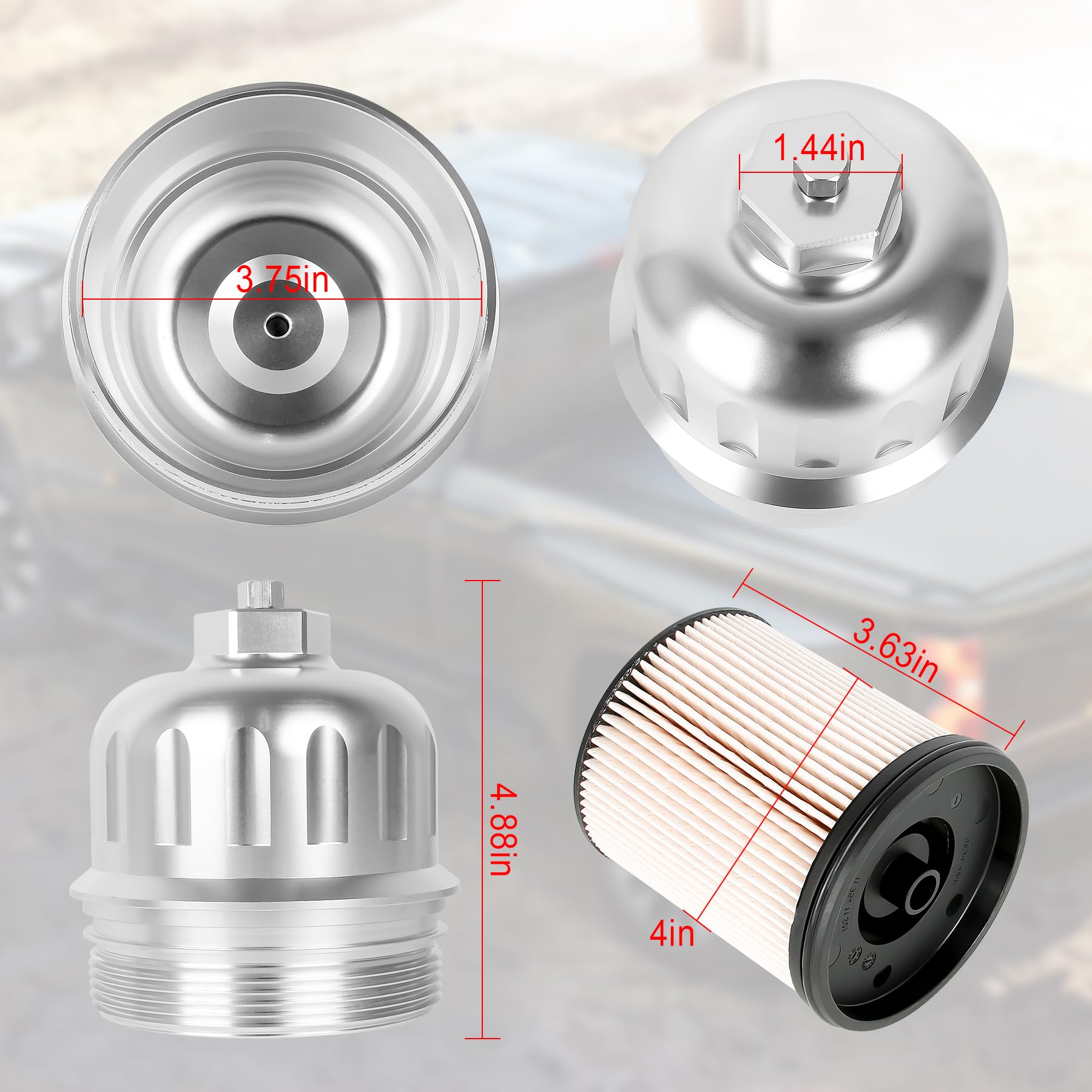 Tapa De Carcasa De Filtro De Aceite Bb3q6737ba Filtros Para | Meses Sin