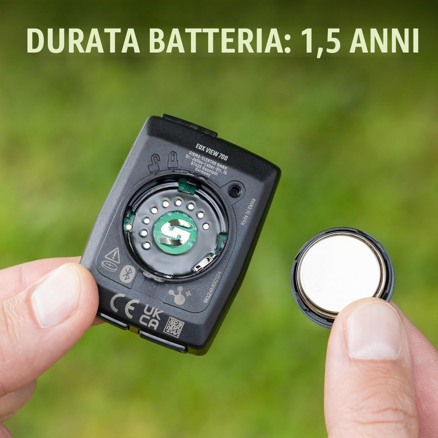 SIGMA EOX VIEW 700 | per bici elettrica con OVER CLAMP BUTLER incluso | Contachilometri impermeabile per bici elettriche | Compatibile con l'app gratuita EOX