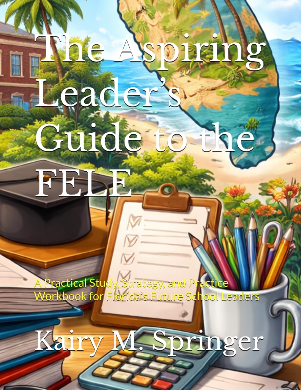 The Aspiring Leader’s Guide to the FELE: A Practical Study, Strategy, and Practice Workbook for Florida’s Future School Leaders