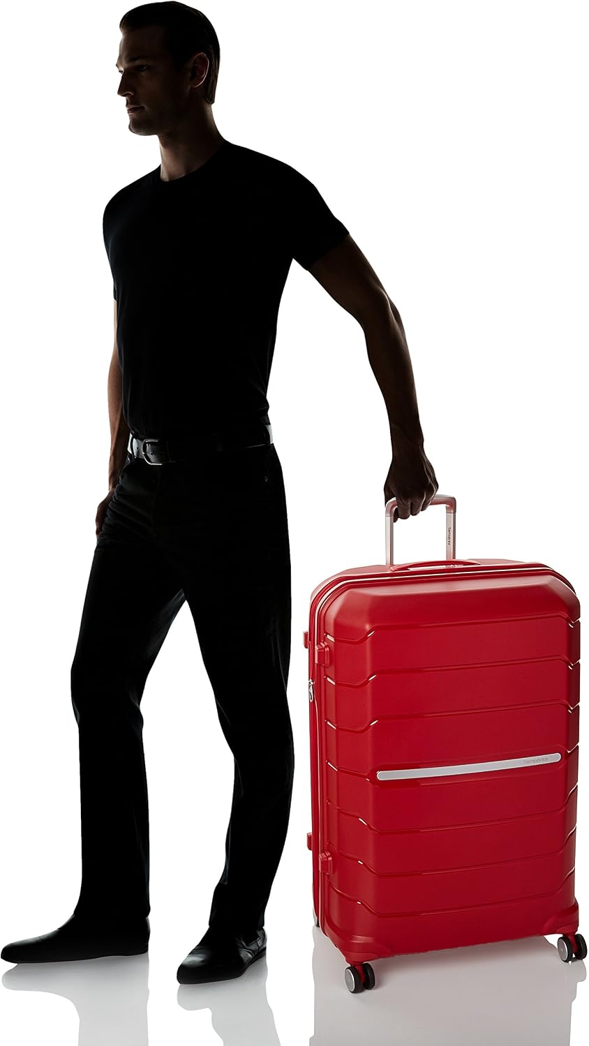 Samsonite Mala de Viagem Octolite Vermelha Grande Expansível