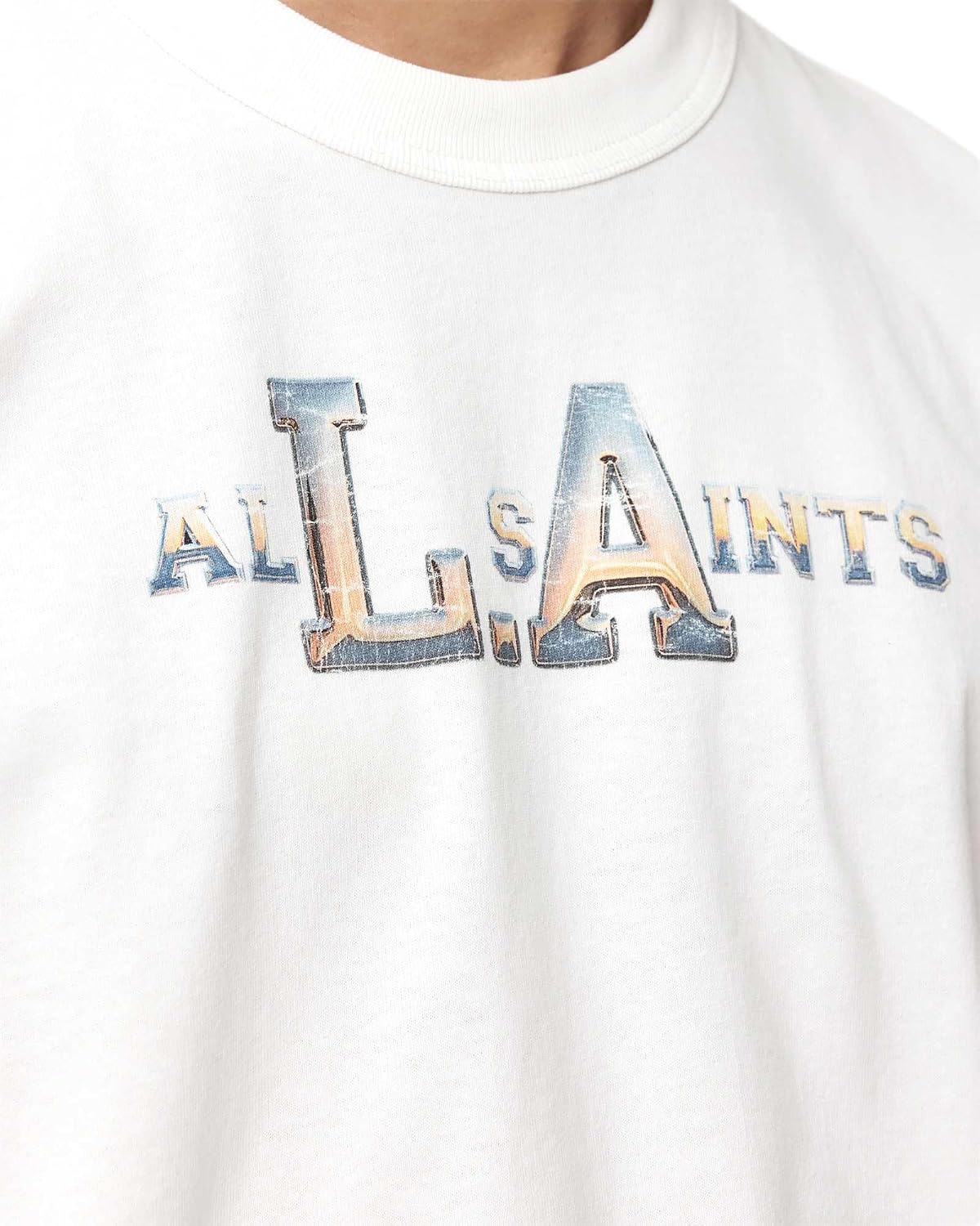 AllSaints Angelino Short Sleeve Crew