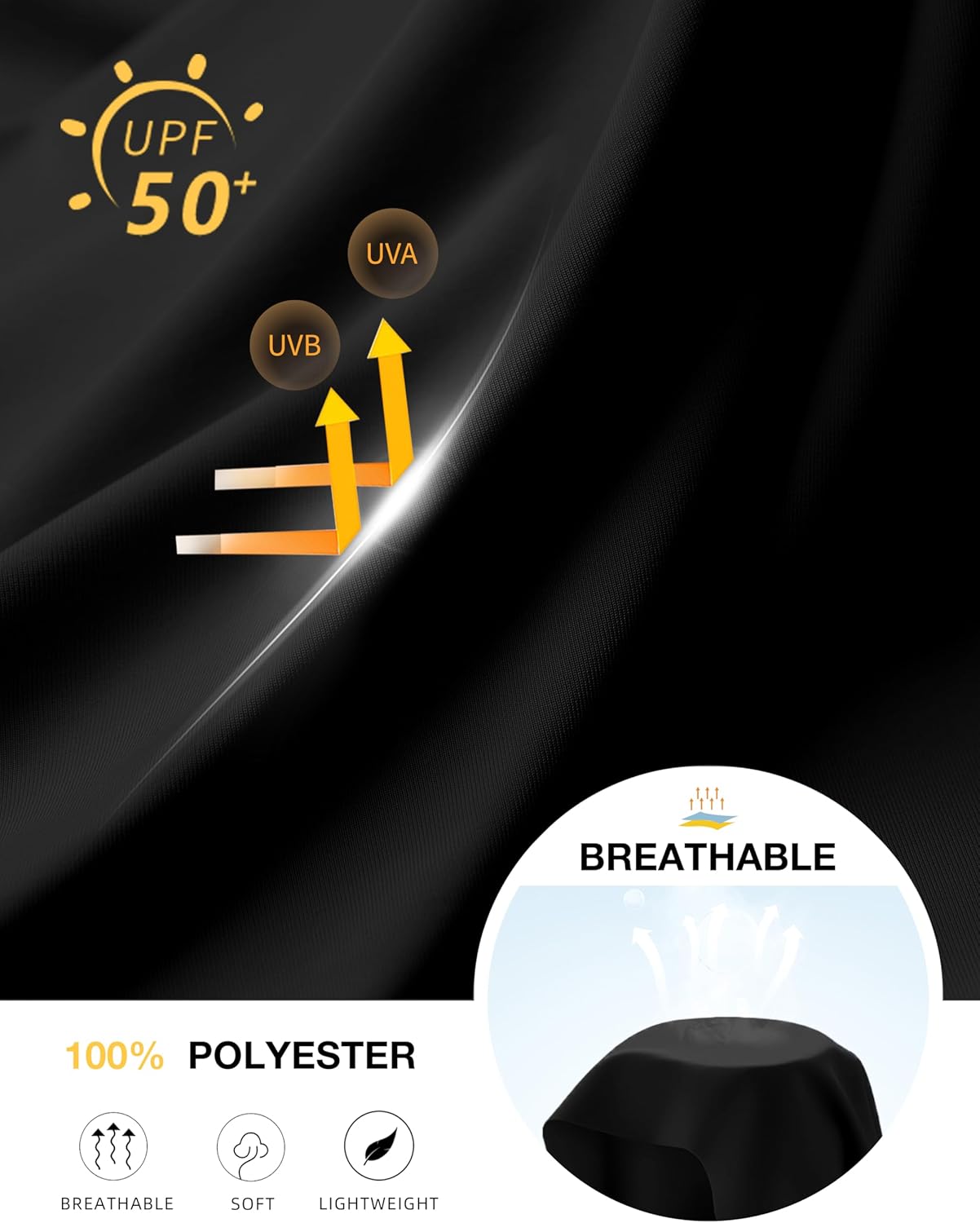 Soothfeel Women's UPF 50+ UV Protection Lightweight Quick Dry Long Sleeve Workout Shirt - Image 5