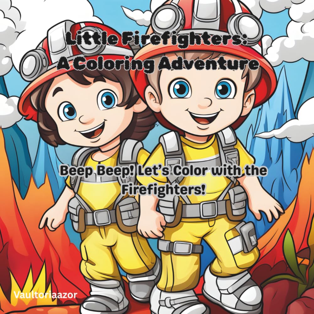 Little Firefighter Heroes: A Coloring Adventure: Beep Beep! Let’s Color with the Firefighters!
