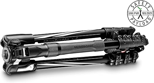 Miniatura 2 de Manfrotto MKBFRLA4B-BHM Befree Advanced 2N1 - Trípode de viaje con monopie, bloqueo de palanca, bolsa de trípode, placa y cabezal de bola incluidos