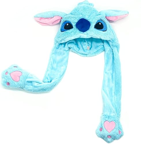 Miniatura 8 de Gorras de invierno con diseño de conejo de felpa para niñas, diseño de conejo, para Halloween, Navidad, novedad