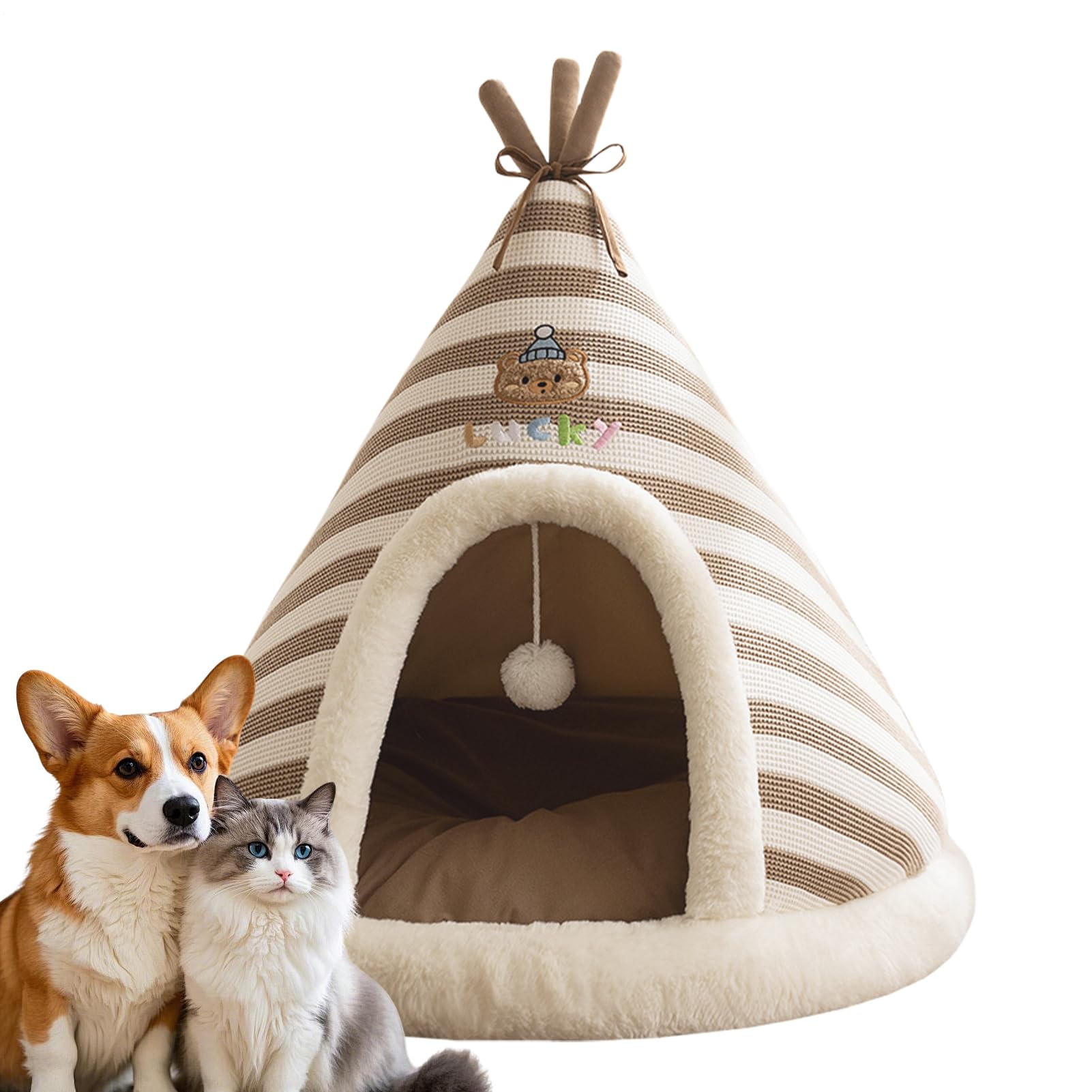 Tunnel niche pour chat et lit chaud pour voyage et intérieur