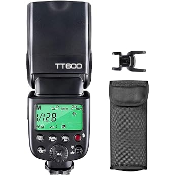 GODOX TT600 Flash, Speedlite, Master/Slave Flash, Built-in, 2.4G Wireless Trigger System, GN60 Compatible with Canon/Nikon/Pentax/Olympus Cameras