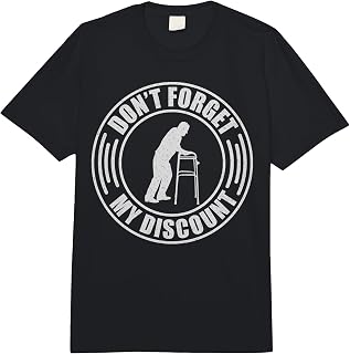 Don't Forget My Discount Funny Old People Apparel Item Comfort Colors Adult Heavyweight T-Shirt