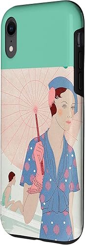 Vista 20 de iPhone XS Max Art Taste Beauty Leaves of Feminine Elegance Umbrella Lady Case