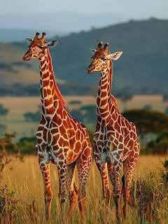 Pavemlo 5D Diamond Art Kits for Adults Giraffe, Full Drill Diamond Art Animals Pictures Paint with Diamonds, DIY Cross Stitch Jewel Art Rhinestone Craft for Home Wall Decor 12x16 Inch