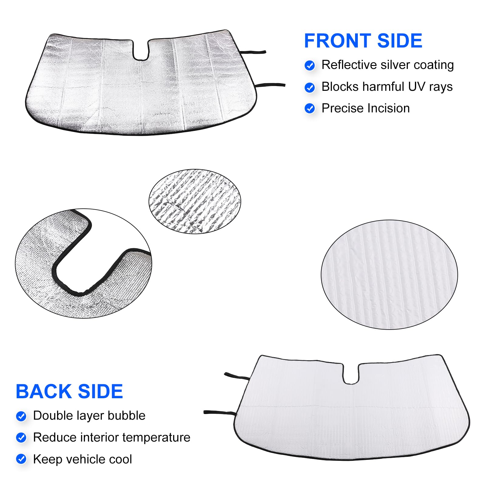 Car Skylight Sunshades For Land Rover Discovery 3 4 L319 LR3 LR4 2009-2016 Sunroof Sun Visor Curtain Covers Anti-UV Accessories