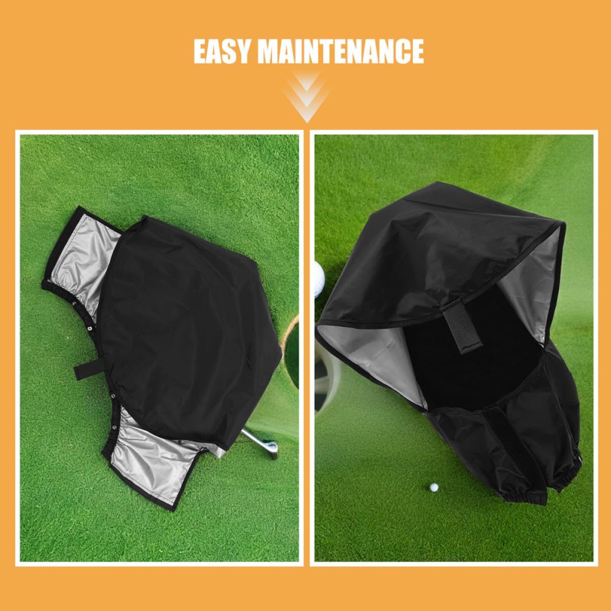 Toyvian 4piezas Funda Protectora para Bolsa De Golf Ligeras y Plegables Impermeables Protección Polvo para Viajes y Almacenamiento Al Aire